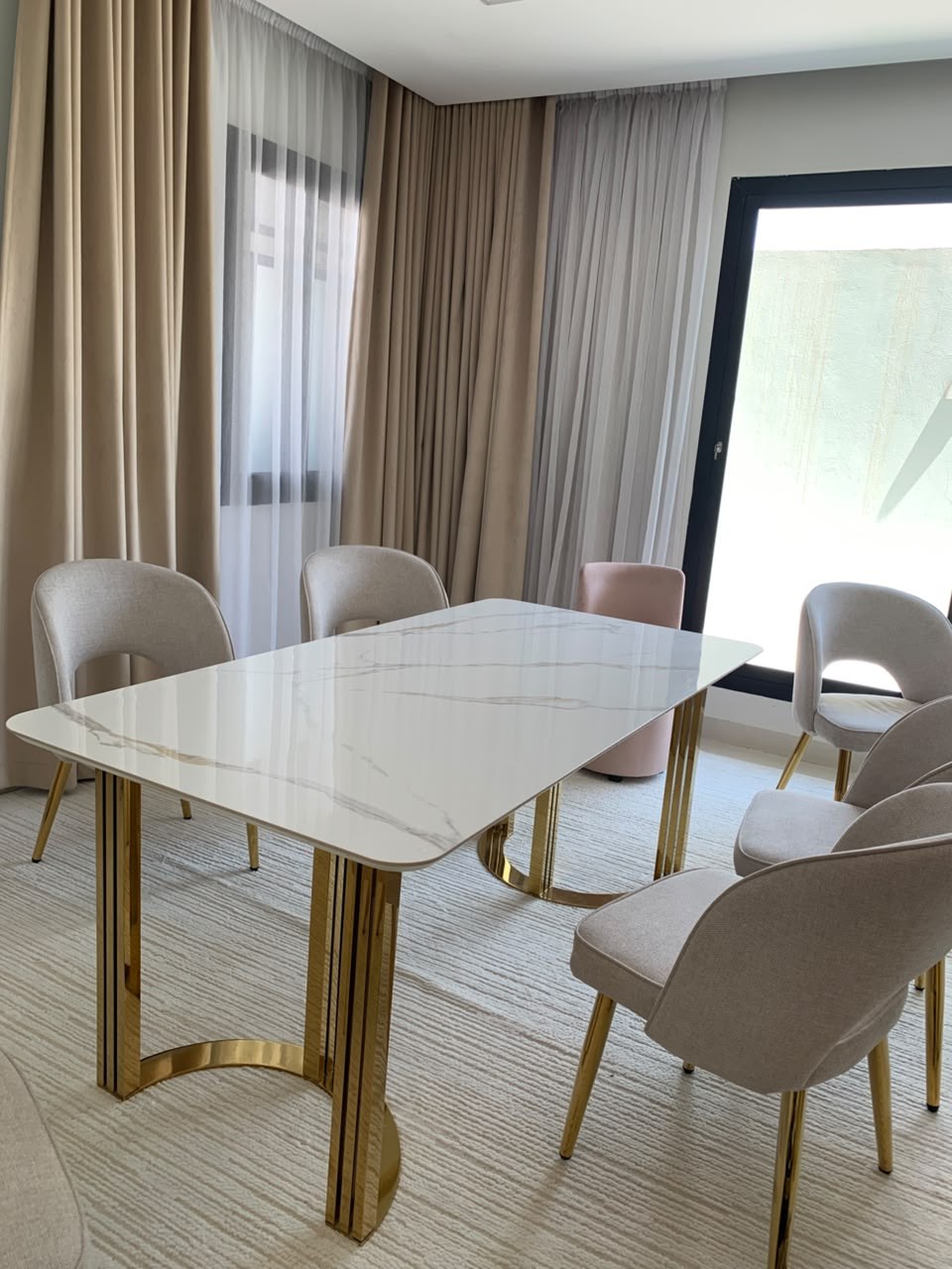 Dining chair cleaning